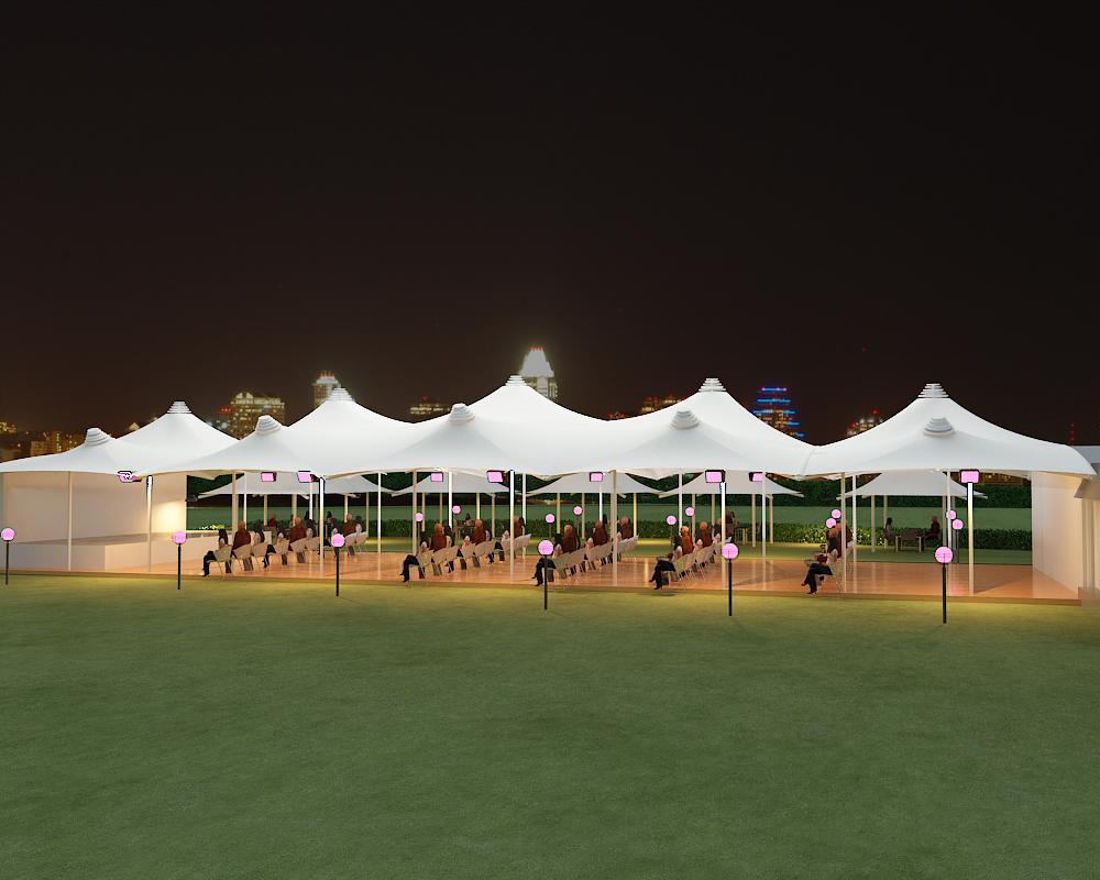 tensile exhibition tent